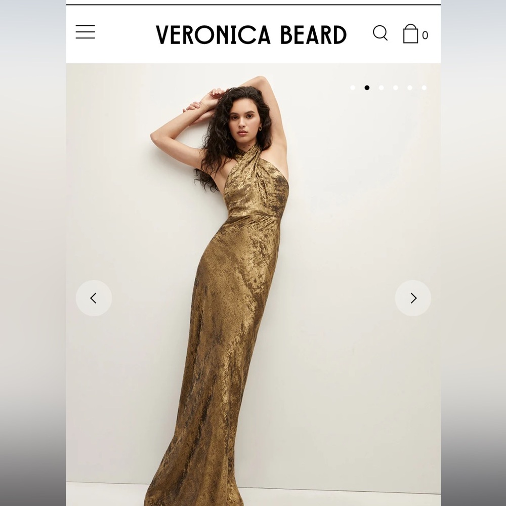 Veronica Beard ALBERTA LAMÉ DRESS